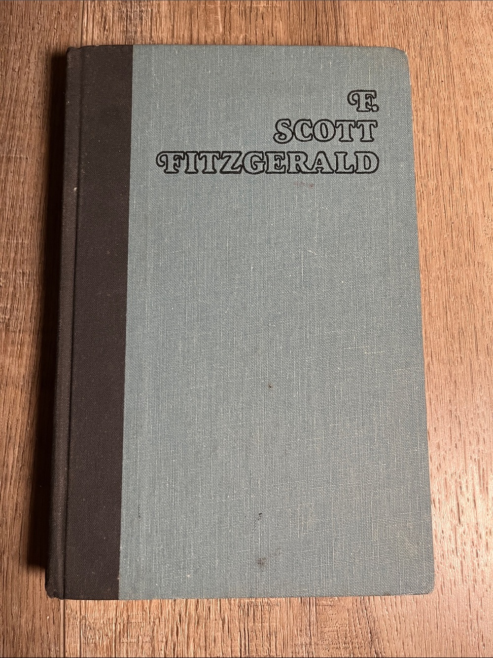 F. Scott Fitzgerald Hardcover Book - Blue Cloth Cover